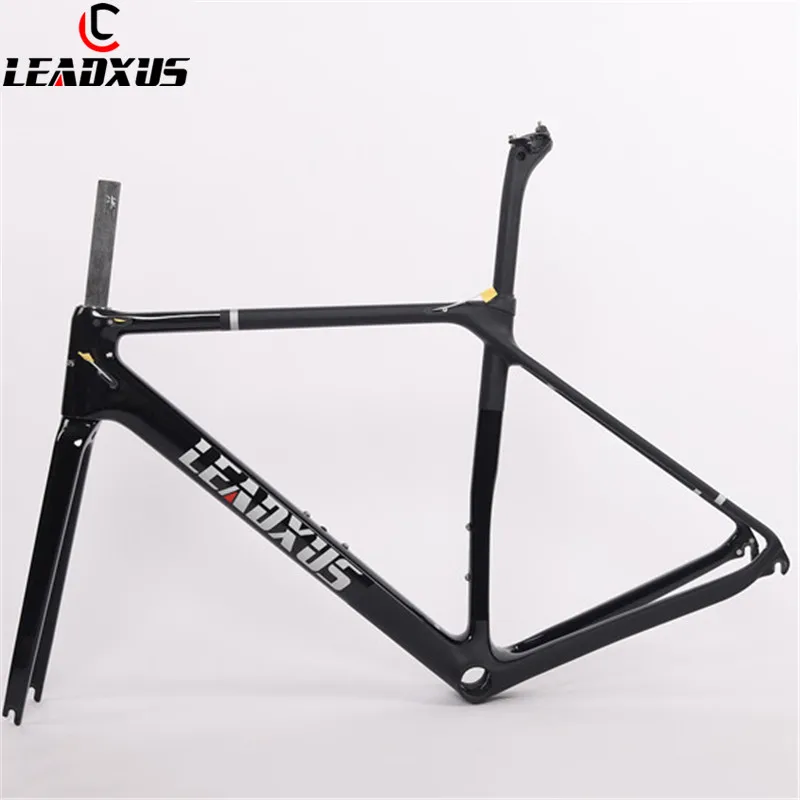 

LEADXUS LAM200 Ultra Light Carbon Road Frame T800 Carbon Fiber Road Bike Frame Glossy & Matte Carbon Bicycle Frame