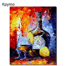 Безрамная натюрморт DIY цифровая картина маслом по номерам Европа абстрактная картина холст для гостиной стены искусства VA-0161