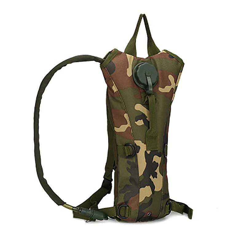 3L Water Bag Molle Military Camouflage Tactical Hydration Backpack Outdoor Camping Nylon Fashion Water Bladder Bag For Cycling - Цвет: Jungel Camouflage