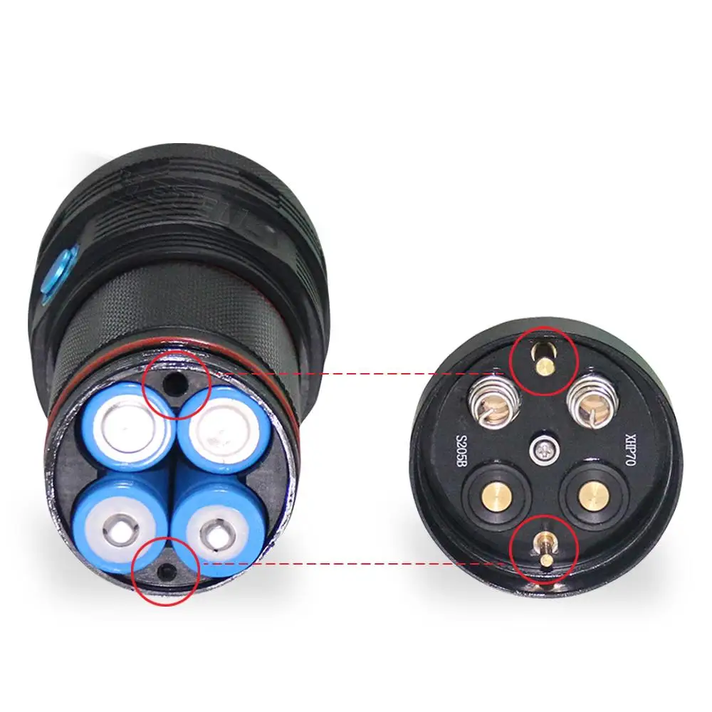 Самый мощный фонарик cree xhp70 фонарь большой дальности 18650 перезаряжаемая ручная