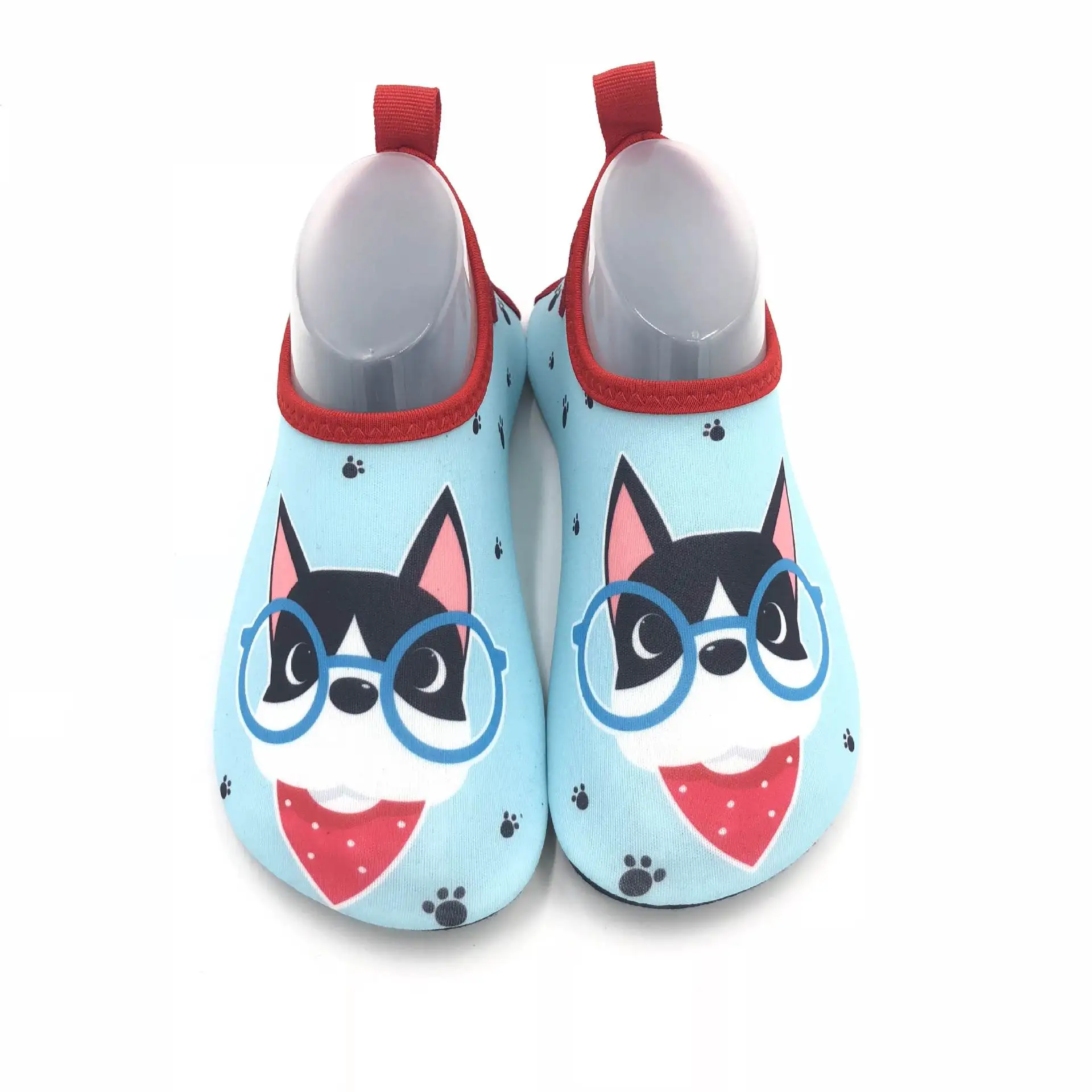 Детская обувь для плавания водяная мультяшная Резина Нижняя детская пляжная обувь противоскользящие носки для дайвинга обувь для мальчиков и девочек - Цвет: Color G
