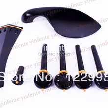 Скрипка задняя часть Скрипка peg подбородник для скрипки Эбеновое дерево декор из самшита