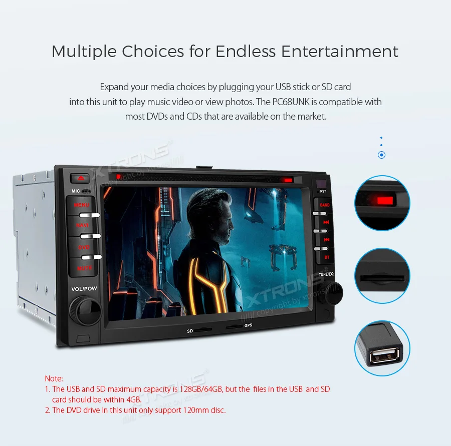 Cheap XTRONS 6.2" Android 8.1 Car DVD Player GPS for KIA Sportage Sorrento Rio Picanto Ceed Carnival Magentis Optima Cerato 10