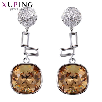 

Xuping Fashion Earrings Wholesale High Quality Crystals from Swarovski Color Plated Charm Design for Women Gift M29-2001