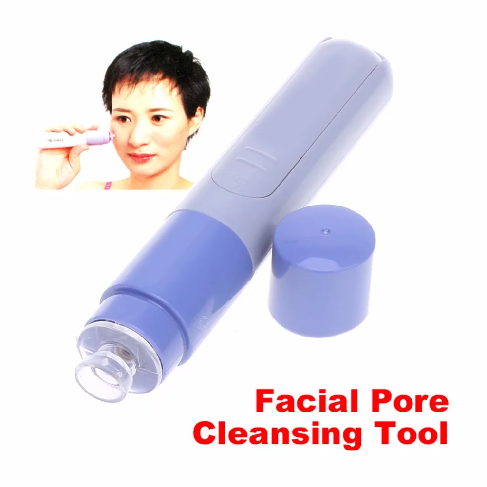 1Pcs Mini Electric Facial Pore Cleanser Face Massager Deep Cleaning Blackhead Remover Acne Treatments Beauty font
