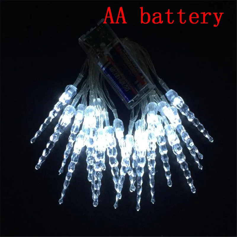 СВЕТОДИОДНАЯ Гирлянда сосулька на батарейках 3 м 20 светодиодов|led christmas string lights|fairy