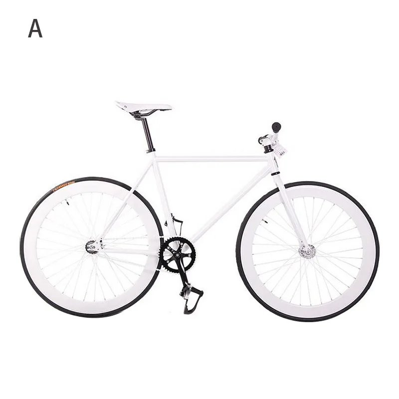 Discount Magnesium Alloy Wheel 60mm rim fixie Bicycle, Fixed gear bike 700C *23 70mm Rim  52cm FRAME  DIY BIKE Complete Road Bike 10