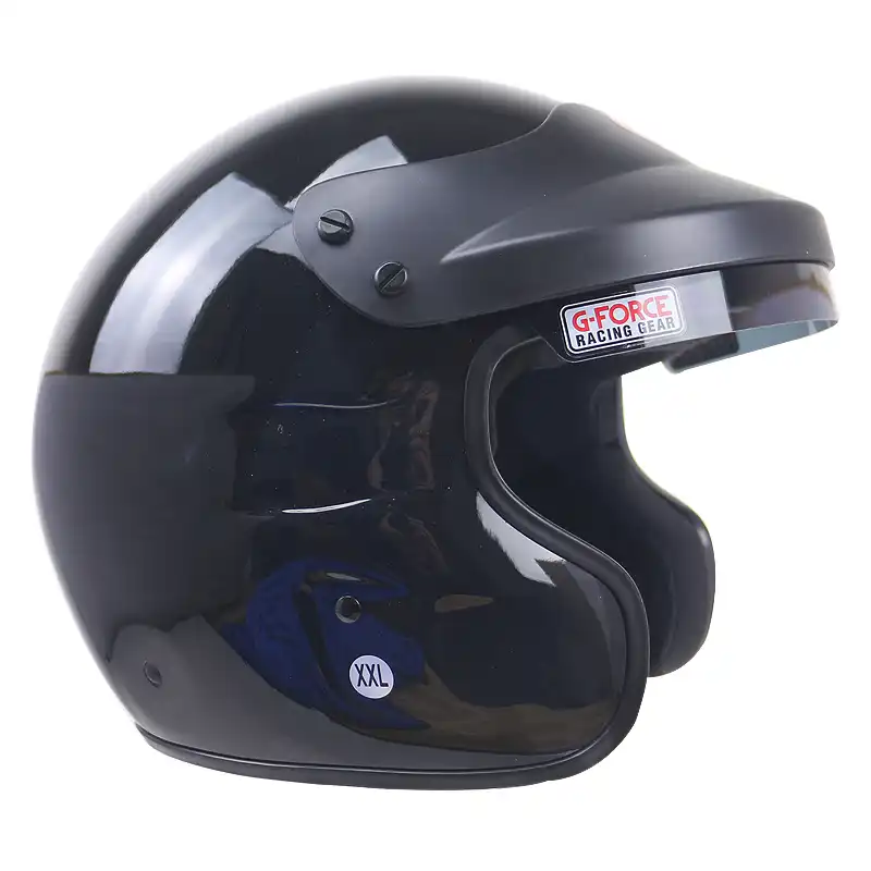 G-Force Racing Gear 3121SMLWH SA2015 Certified GF1 Open Face Helmet White Small G-Force Racing Gear 3121SMLWH SA2015 Certified GF1 Open Face Helmet White Small