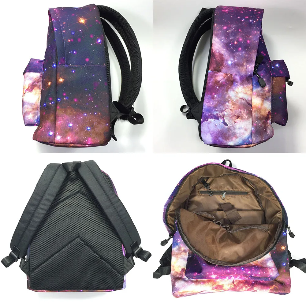 Покемон рюкзак Пикачу галактика Вселенная многоцветная Повседневная мода для мальчиков и девочек подростков школьные сумки для книг для женщин и мужчин Mochila Bolsa