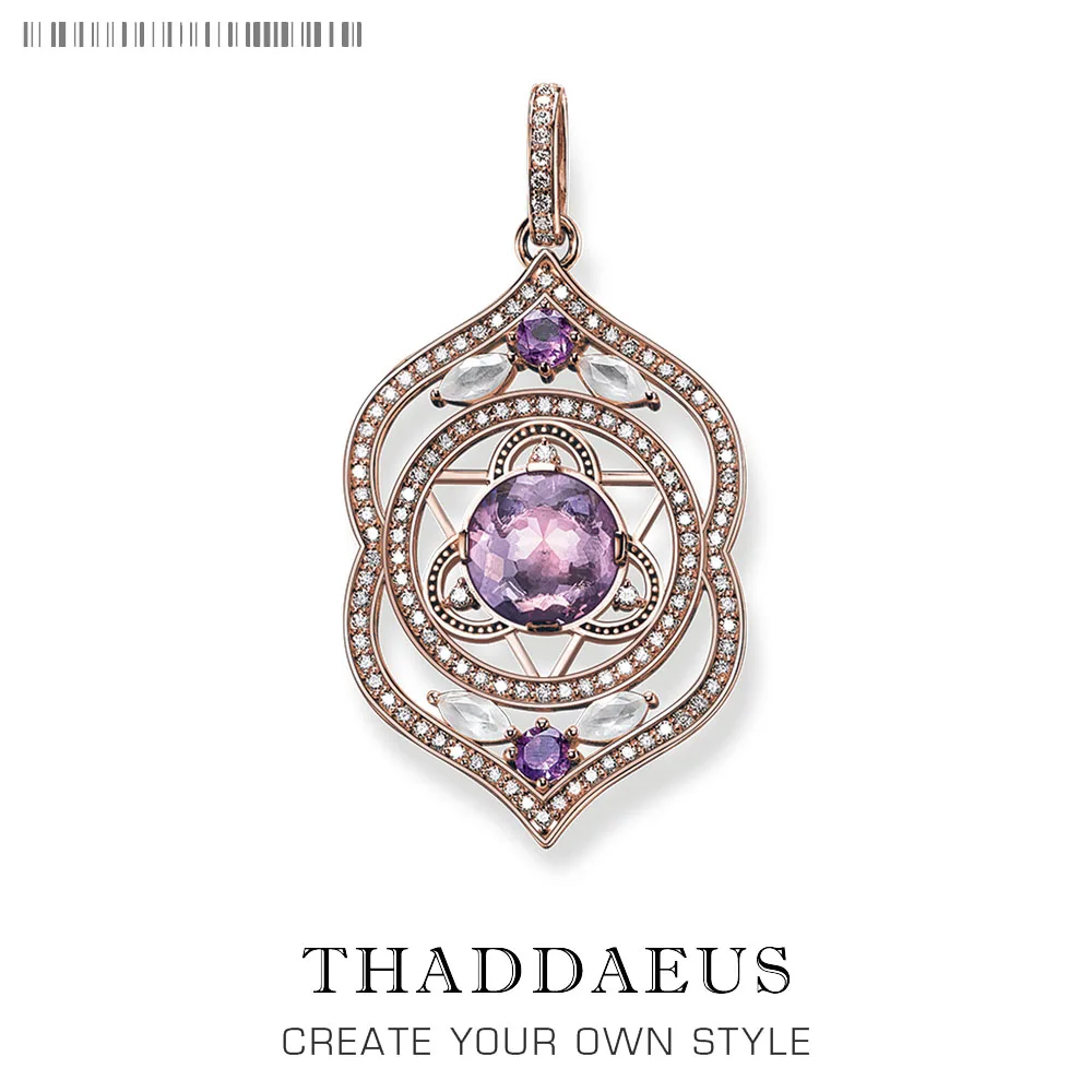 Pendant THIRD-EYE CHAKRA,2019 Brand Fashion Trendy Jewelry Europe Bijoux Rose Gold Color 925 Sterling Silver Gift For Woman