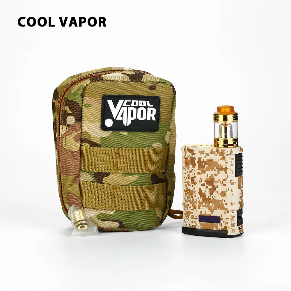 

Original CoolVapor MADPUL 200W VW Kit with 3ml LAVA Tank 0.3ohm & 0.5ohm Waterproof Package Bag Ecig Vape Kit Vs Aegis Legend