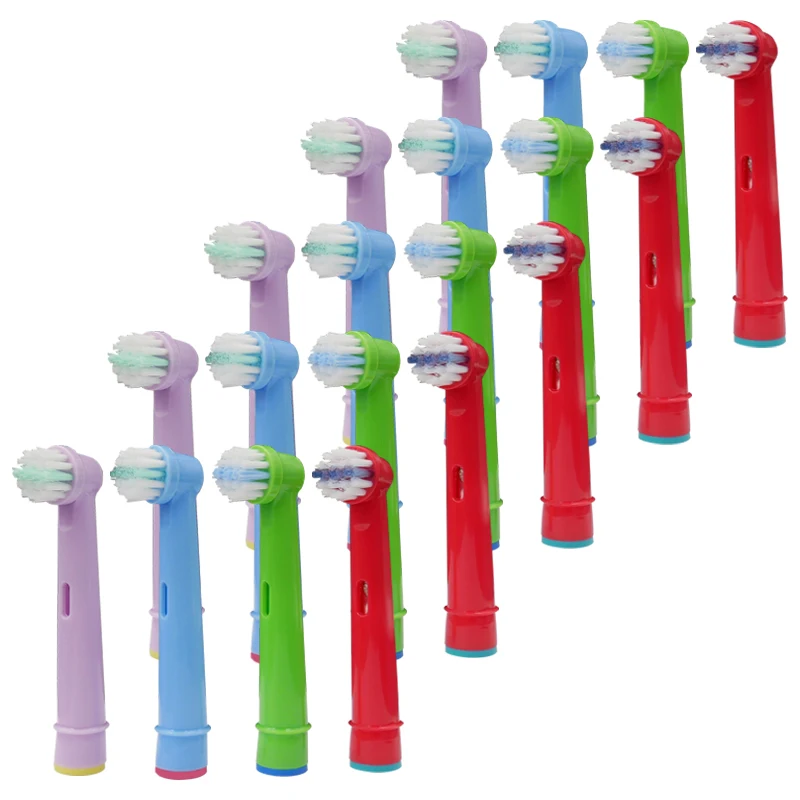

20PCS Replacement Electric Toothbrush Heads For Oral b Braun Brush Heads Kids Children Vitality Precision Clean Triumph EB-10A