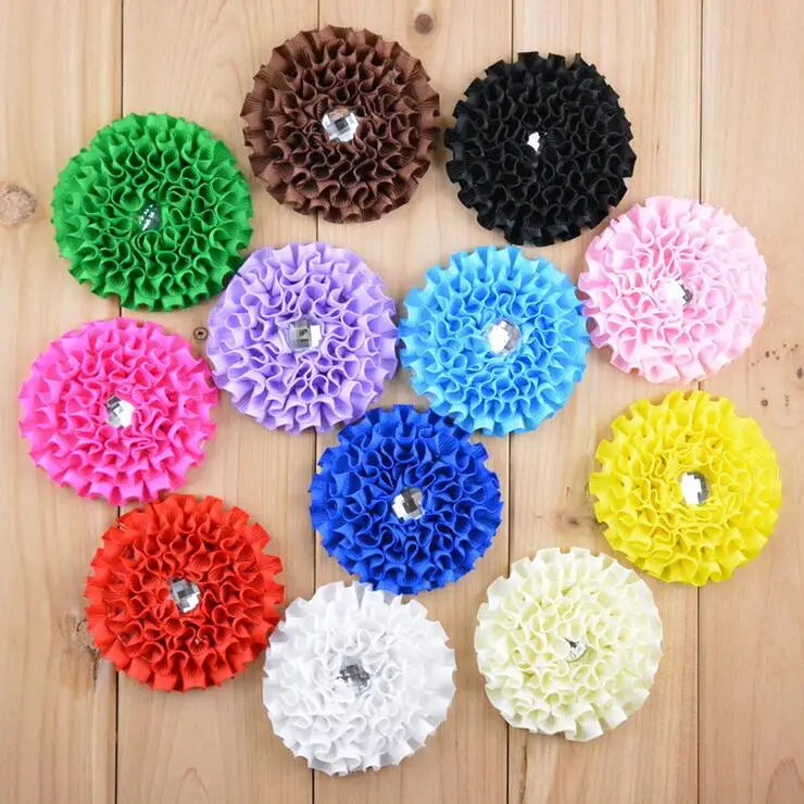 Повязка на голову детская с цветами 30 шт. 8 см|flowers for|flower canflower flower |