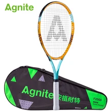 Agnite Tennis Racket Aluminum Alloy Racquet For Adult with Strong Flexible Tennis String free Carry Bag wholesale dropshipping