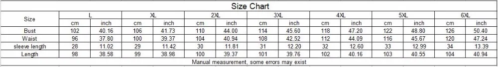 Gamiss Plus Size Chart