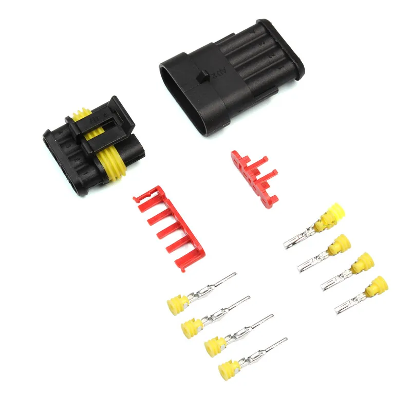 1 комплект 1/2/3/4/5/6 Pin Путь уплотнение квадроцикл 12A IP68 Водонепроницаемый электрические автомобильные провода разъем клеммы для автомобиля