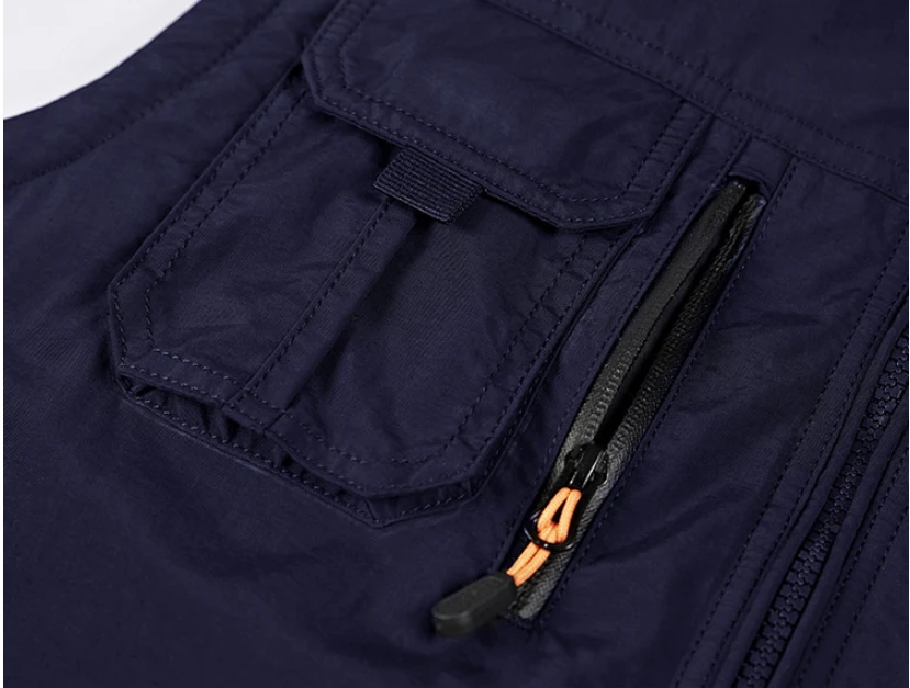 Мужская куртка без рукавов LONMMY 5XL 6XL зимняя с плюшевой подкладкой в Военном Стиле