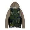 Primavera otoño uniforme militar SHERIFF 3d sudaderas con capucha suéter de moda hombres mujeres Sudadera con capucha Casual de manga larga sudaderas con capucha ► Foto 3/6