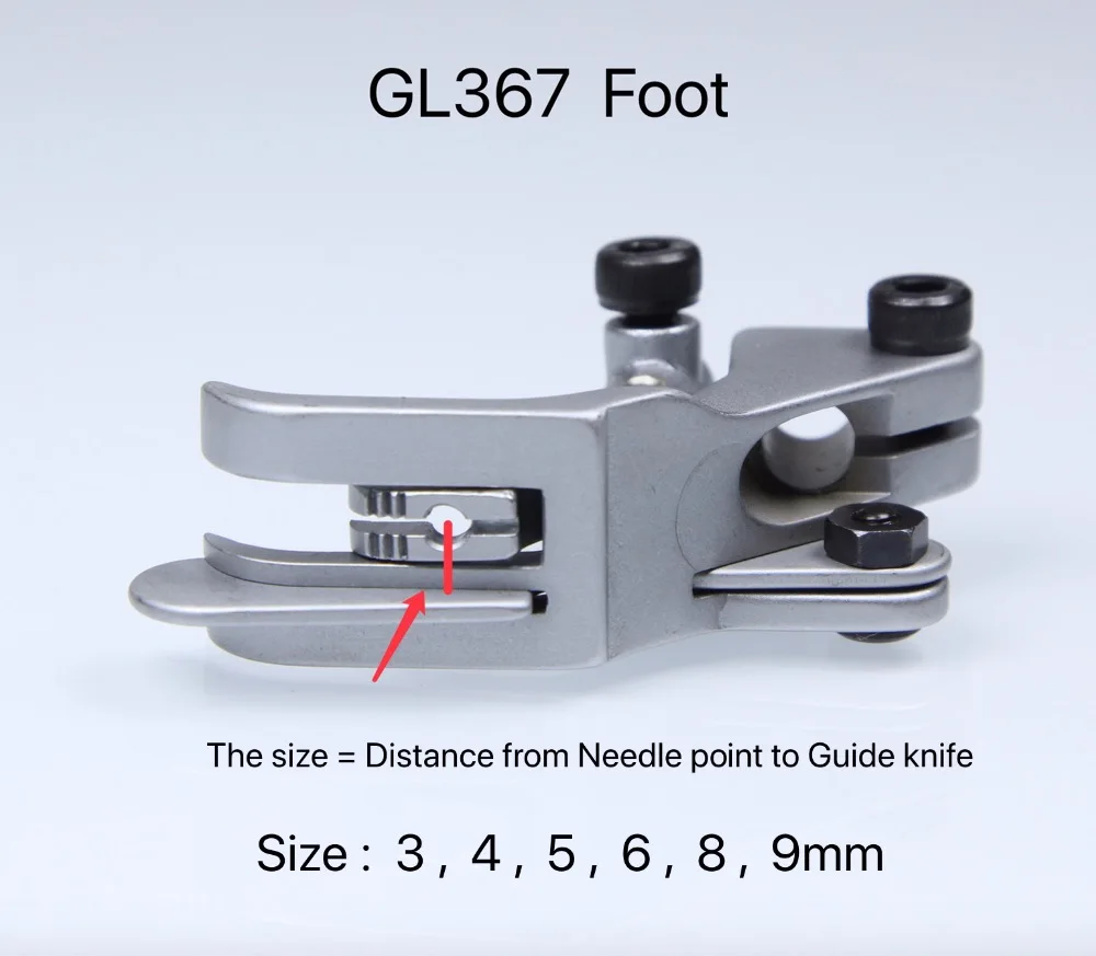 

SINGLE NEEDLE GUIDING FEET GL367 PRESSER FOOT FOR DURKOPP ADLER 367 / 467 / 767 / 867 SEWING MACHINE