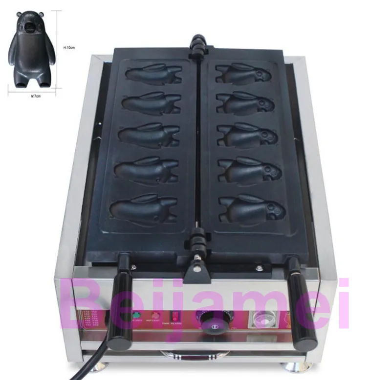 electric waffle making