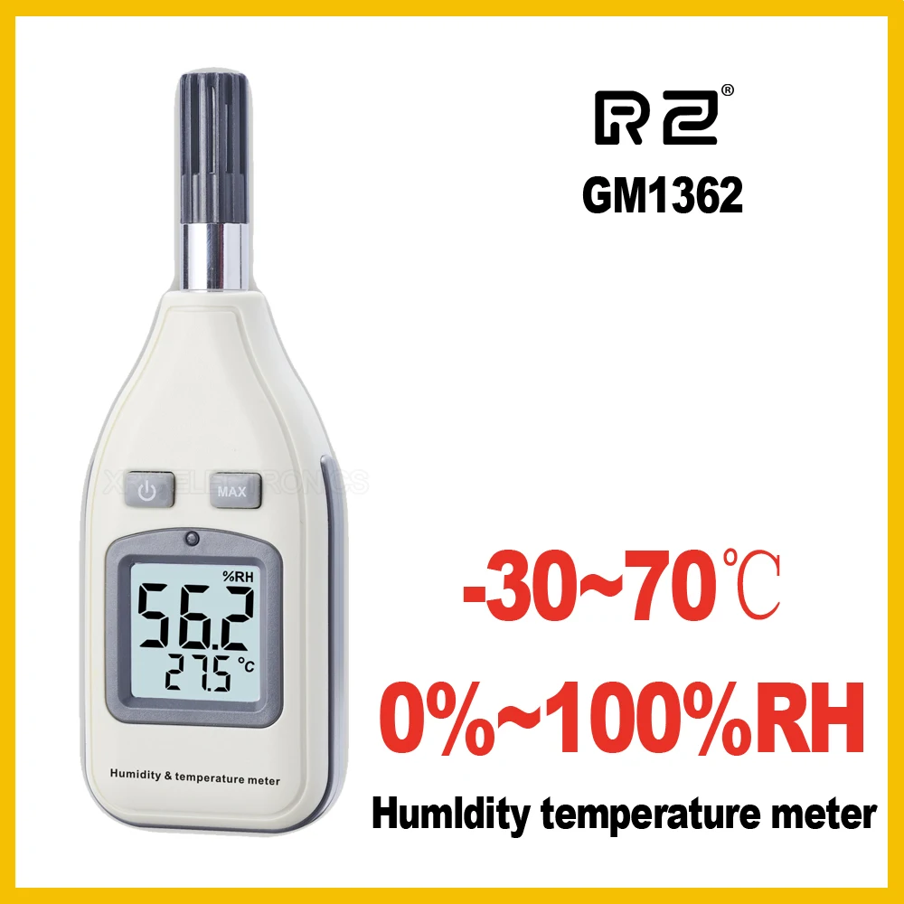 RZ GM1362 Humidity and Temperature meter Measure temperature in degree