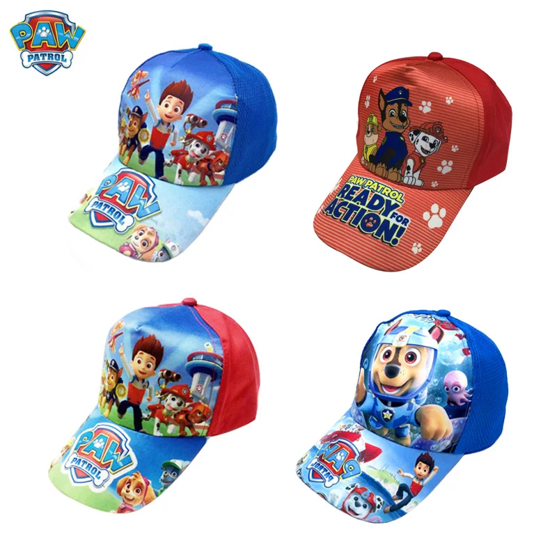 Paw Patrol хлопковые милые детские летние шапки головные уборы с принтом на тему собак вечерние детские подарки на день рождения игрушки