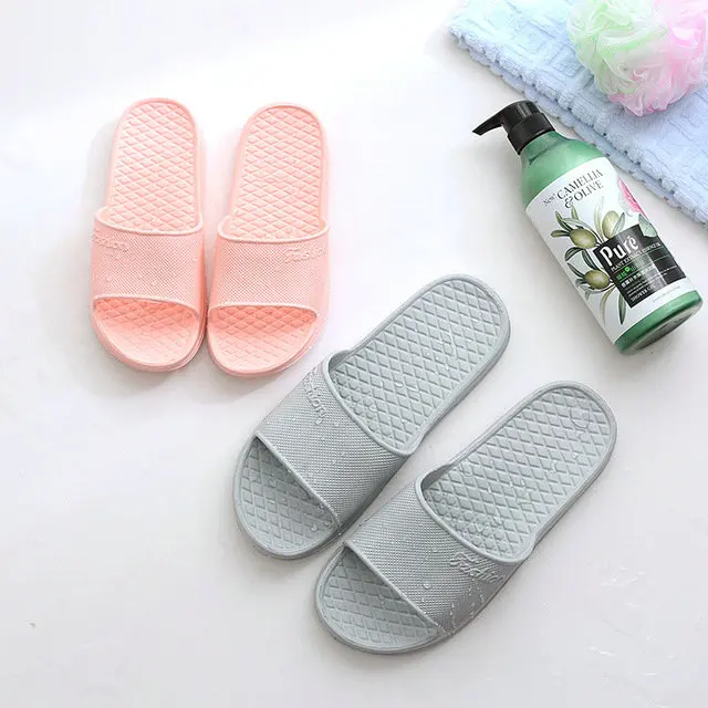 New Style Mens Eva Foam Sole Beach Slippers Casual Anti-slip Hotel Indoor Waterproof Bathing Couple Slipper Slides Plus Size (10)