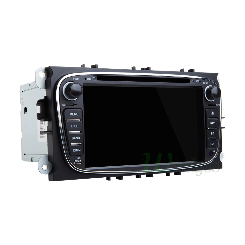 Perfect Android 8.1 4 Core 2G 2 din Car GPS for FORD Focus S-MAX Mondeo C-MAX Galaxy DVD PLAYER multimedia stereo audio stereo receiver 3