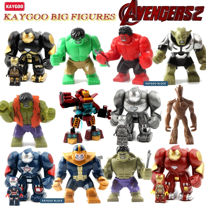 Single Kaygoo Large Block super heroes Hulk Buster Venom