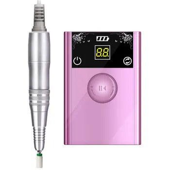 

New Arrival 40000RPM Portable Electric Nail Drill Tools Machine Rechargeable Cordless Manicure Pedicure Set For Nail Equipment