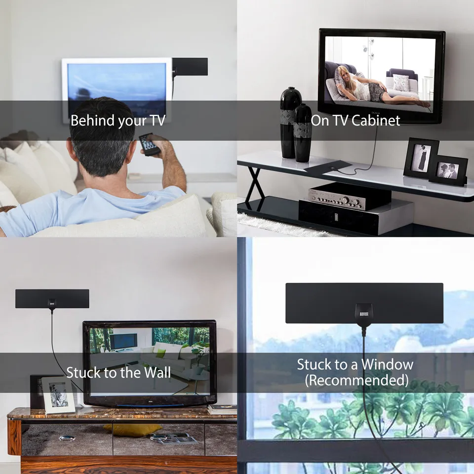 August Dta425 High Gain Digitale Tv Antenne Mit Verstarker Signal Booster Indoor Antennen Fur Dvb T Dvb T2 Hd Tv Antenne Digital Tv Antenna Tv Antennatv Digital Antenna Aliexpress