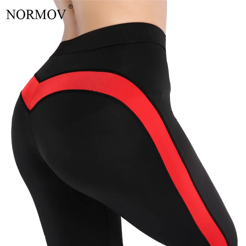 Normov Мода сердце push up Осень Леггинсы Женщины Высокая Талия Леггинсы Activewear тонкий полиэстер Леггинсы S-XL