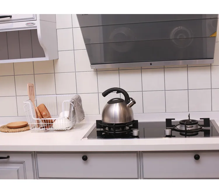 Железная корзина для хранения, Штабелируемый кухонный органайзер для хранения, посуда с изображениями фруктов, держатель для хранения слива, корзина для хранения в ванной комнате с ручкой