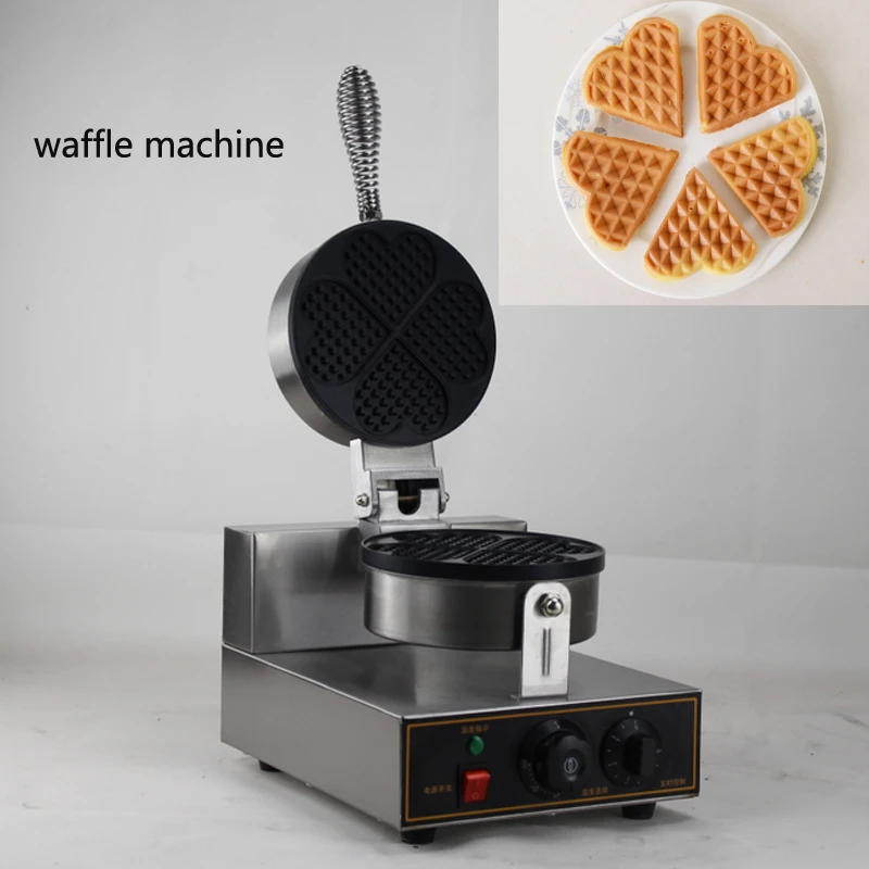

1 Hot Plate Waffle Maker with Timer waffle maker electric grill breakfast maker