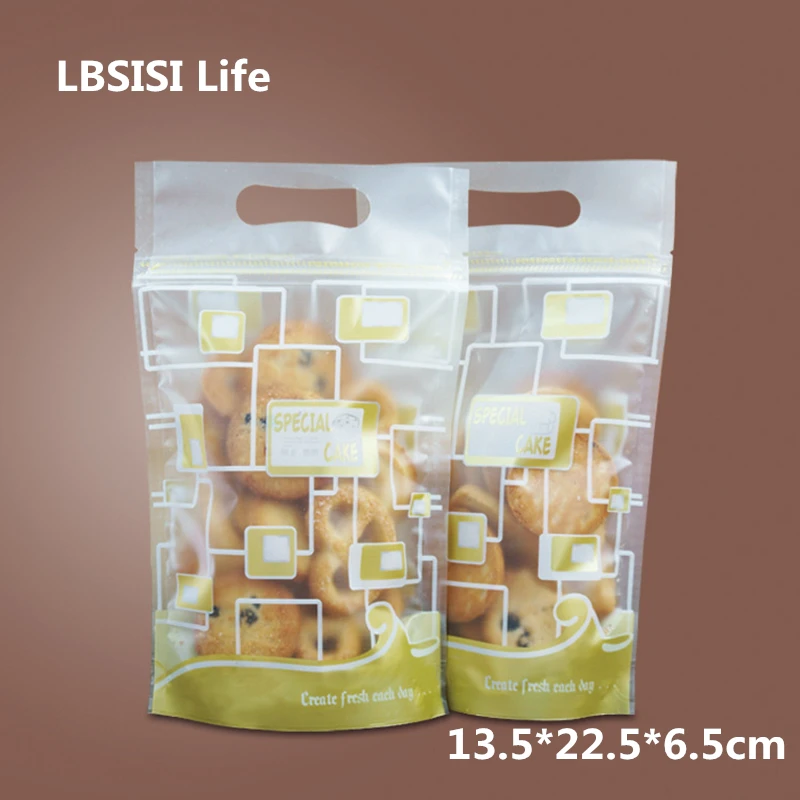 Пакеты для еды и печенья LBSISI Life 50 шт.|Подарочные сумки упаковка| |