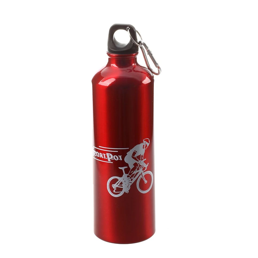 

HOT-Sport Bike Patterns Camping Aluminium Kettle 750 ML - Red