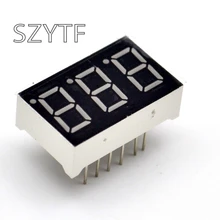 10 шт. 7 сегментный общий катод 3 Бит цифровой трубки 0,5" 0.56in. Красный светодиодный дисплей 7 сегментов светодиодный цифровой трубки 5361AS