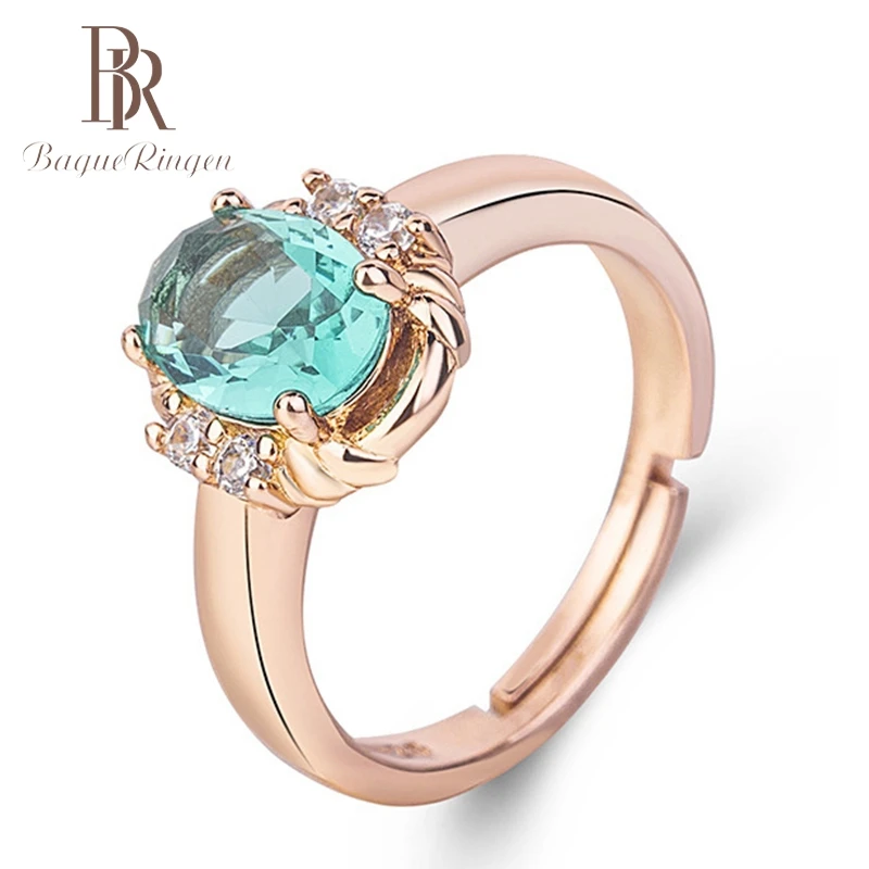 Кольцо Bague Ringen для женщин ювелирные изделия из стерлингового серебра 925 пробы кольцо красный изумрудно