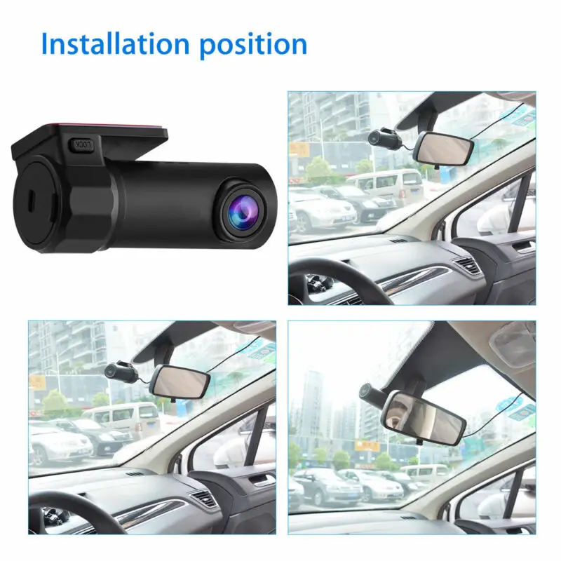 

HD 1080P Wifi Car DVR Camera Video Recorder Dash Cam Night Vision G-sensor Mini