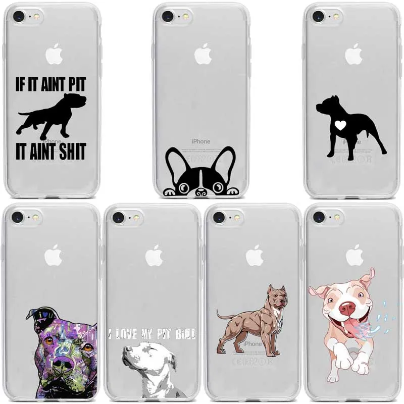 Питбуль симпатичный питомец силиконовый Suave ТПУ чехол Do Telefone para o iphone11 11PRO 11PROMAX X XR