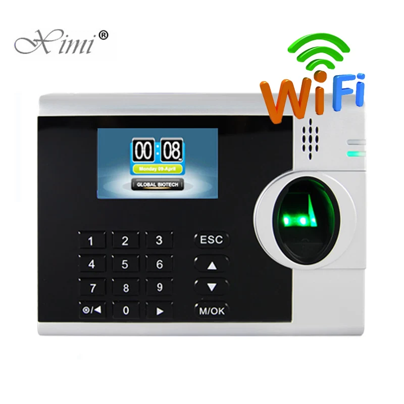 

XM218 3inch Color Screen Linux System Fingerprint Time Attendance Time Clockc WIFI TCP/IP Biometric Fingerprint Time Recorder