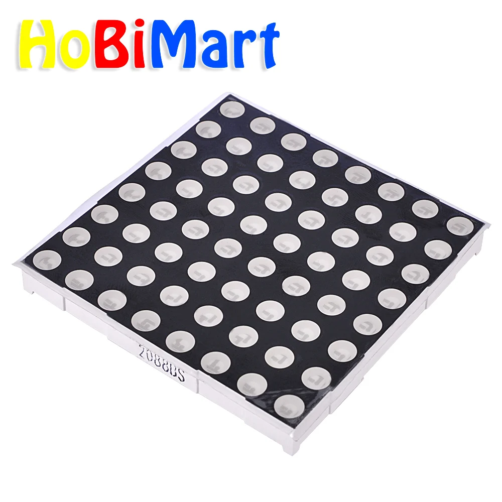 

5mm 8*8 LED dot matrix display module 2088BS 16 pin Red Common Anodet Super Brigh 2088BS Luminous tube dot matrix module #D008-a
