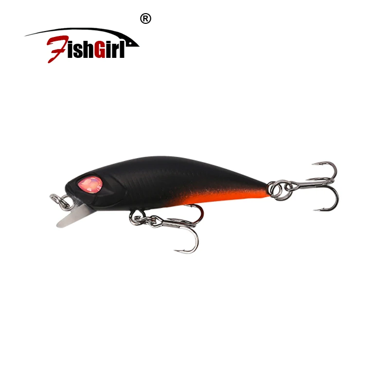 

Mini Minnow 42mm 2.8g Fishing Lures Hard Bait Multi Water Depth With Treble Hooks Isca Arificial Bait