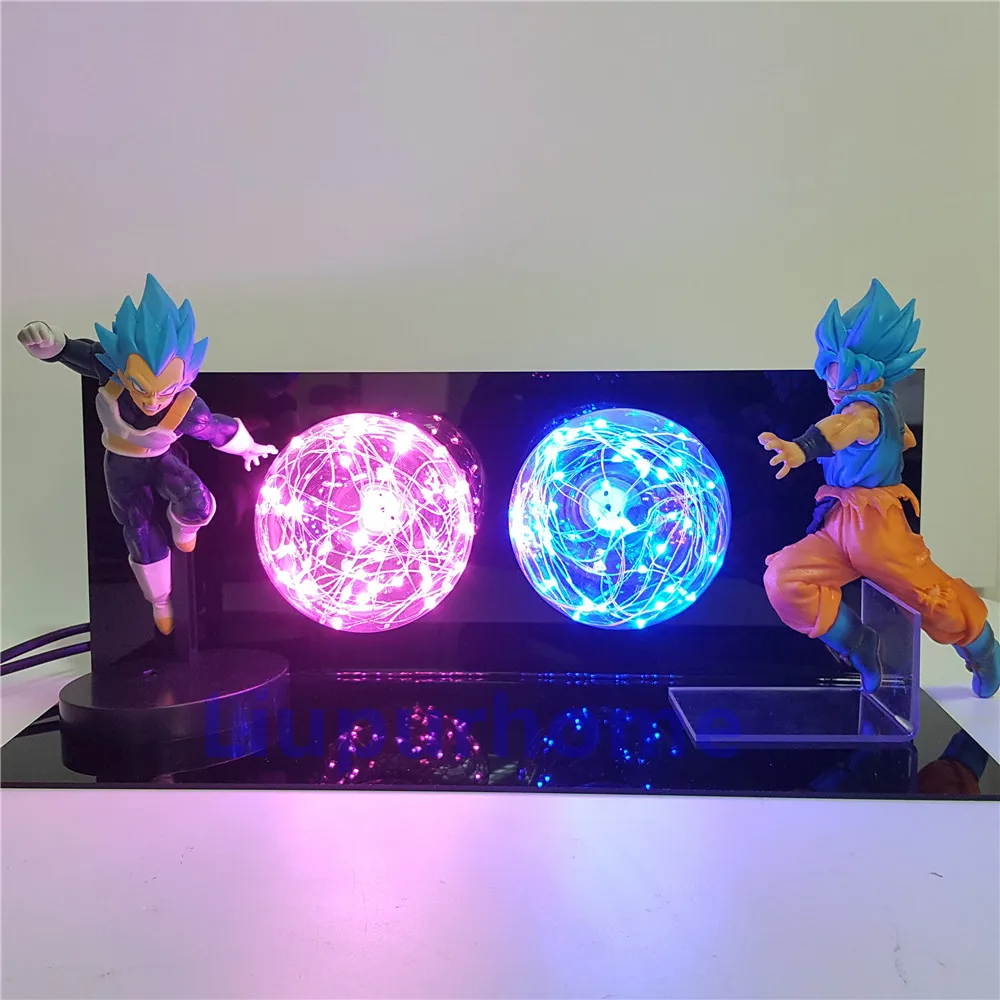 Светодиодный ночсветильник Super Lampara Luminaria Goku Vegeta Anime DBZ настольная лампа|Ночники| |
