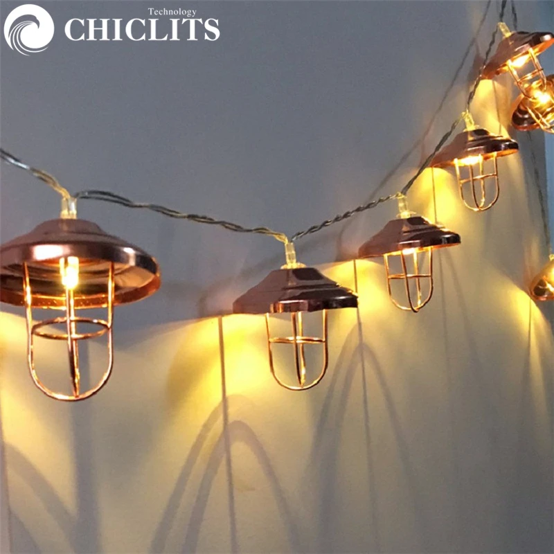 Chiclits 1 м 10LED лампа с абажуром для дома для праздников, для фестивалей, свадьбы, вечеринки, сада, декоративный фонарь, декоративный теплый белый