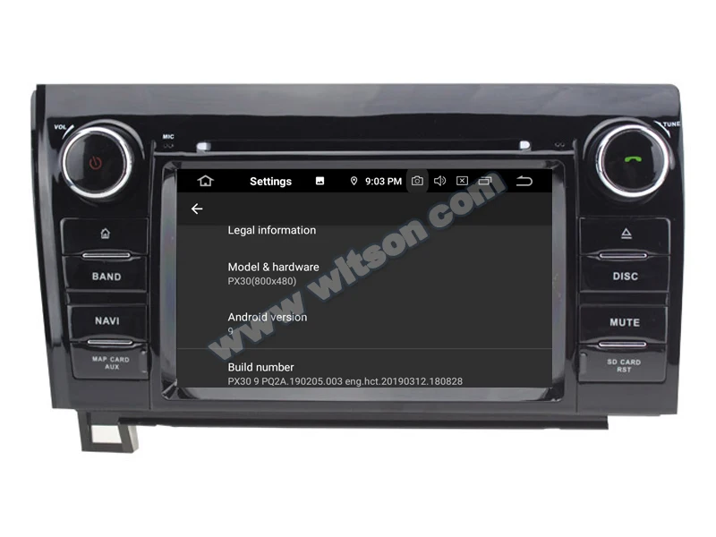Top WITSON Android 9.0 car dvd player for TOYOTA TUNDRA (2007-2013) SEQUOIA(2008-2015) car audio dvd car radio car gps dvd player 5
