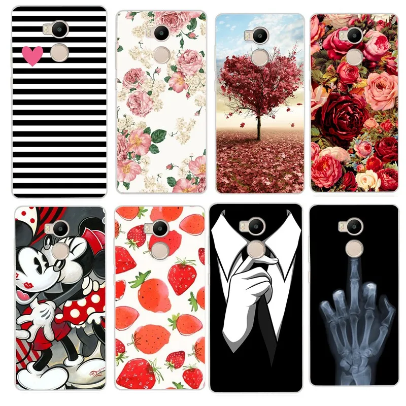 For Xiaomi Mi A1 Luxury Silicon Case Soft TPU Cover Redmi 4X 4 Pro Note 5 Plus Cartton Phone Cases Bags |