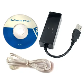 

USB 2.0 to RJ11 Port 56Kbps External Fax Modem Powered by USB for computer paperless fax dial-up Internet access