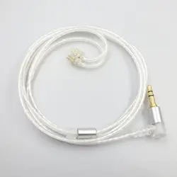 ZSFS прозрачный с серебряным покрытием 0,78 мм 2pin кабель для Westone W4r UM3X UM3RC ue11 ue18 JH13 JH16 ES3 tfz наушники кабели