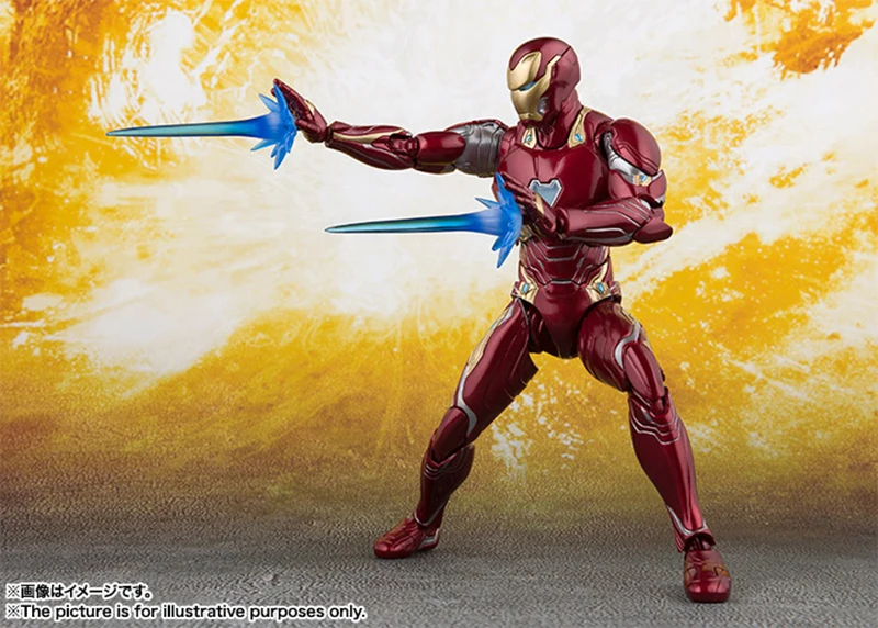 SHF Фильм Мстители Бесконечность ВОЙНЫ ЖЕЛЕЗНЫЙ ЧЕЛОВЕК Mk50 Ironman Mark50 фигурка игрушка кукла рождественский подарок